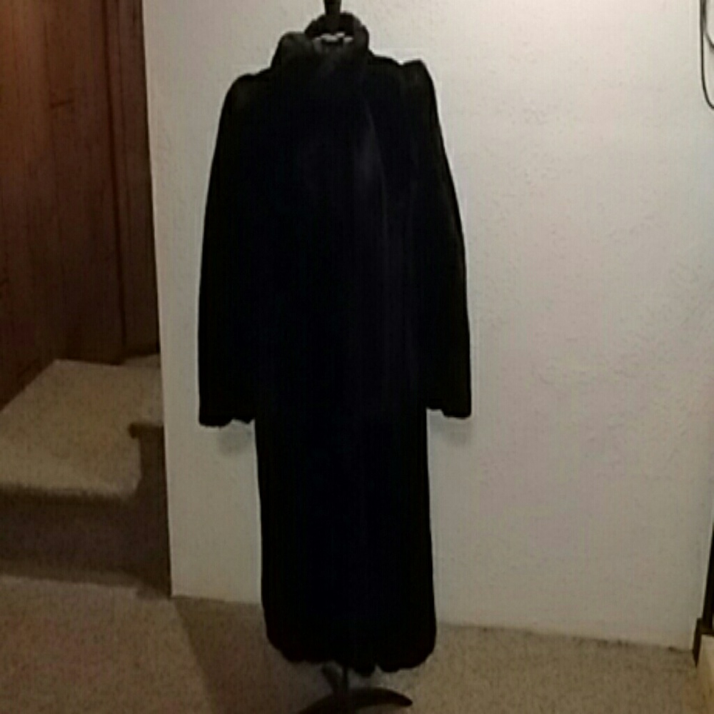 Faux fur coat